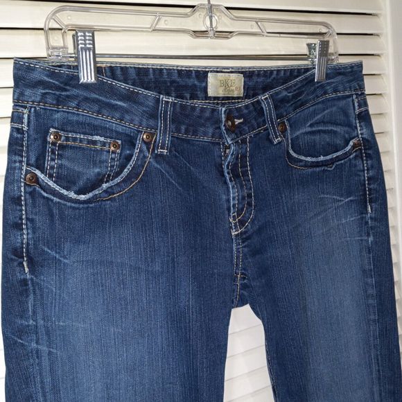 BKE Madison Jeans Tag Size 31x33.5 (Measures 32X33) Low Rise Medium Rise Boot - Picture 4 of 13